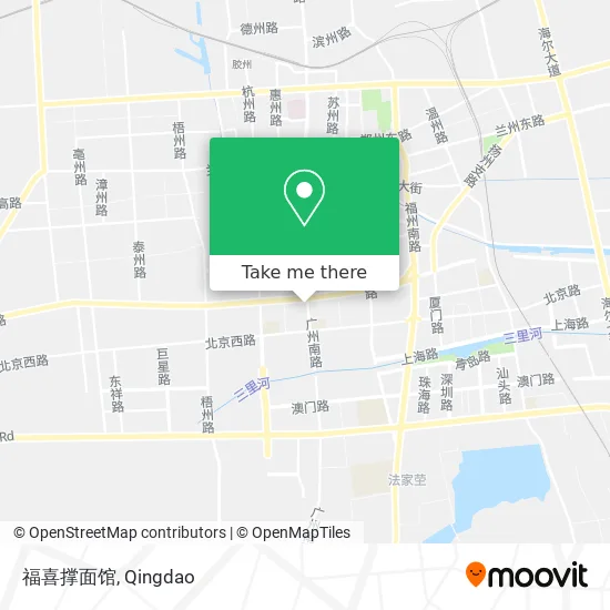 福喜撑面馆 map