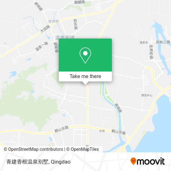 青建香根温泉别墅 map