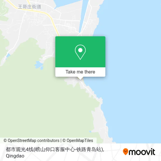 都市观光4线(崂山仰口客服中心-铁路青岛站) map