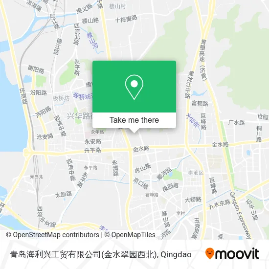 青岛海利兴工贸有限公司(金水翠园西北) map