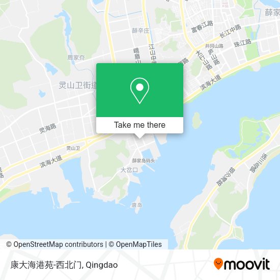 康大海港苑-西北门 map