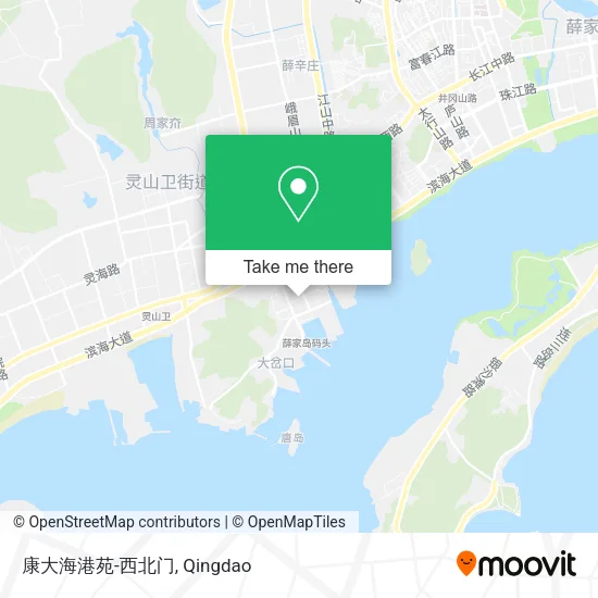 康大海港苑-西北门 map