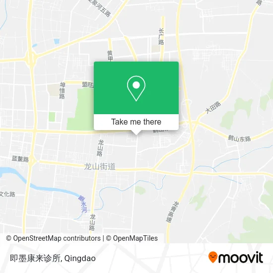 即墨康来诊所 map