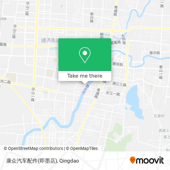 康众汽车配件(即墨店) map