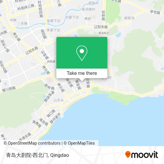 青岛大剧院-西北门 map