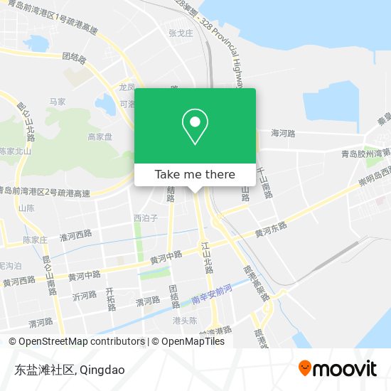 东盐滩社区 map