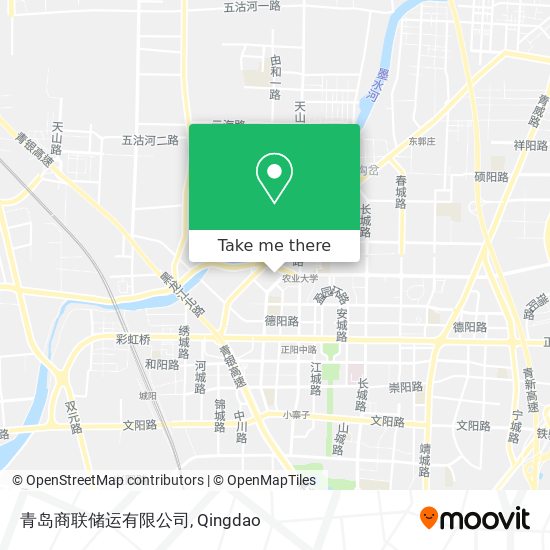 青岛商联储运有限公司 map
