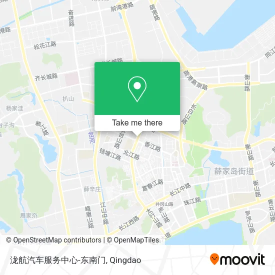 泷航汽车服务中心-东南门 map