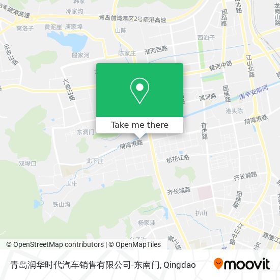 青岛润华时代汽车销售有限公司-东南门 map