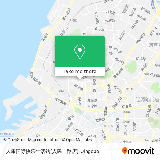 人康国际快乐生活馆(人民二路店) map