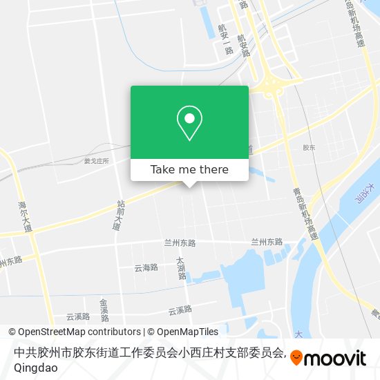 中共胶州市胶东街道工作委员会小西庄村支部委员会 map