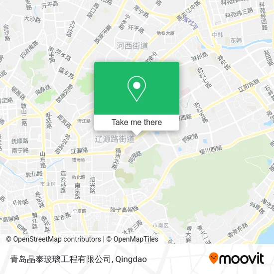 青岛晶泰玻璃工程有限公司 map