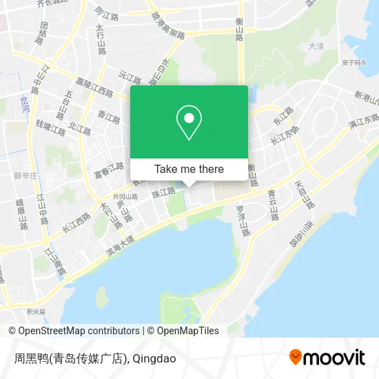周黑鸭(青岛传媒广店) map
