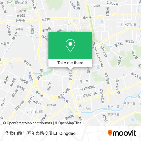华楼山路与万年泉路交叉口 map