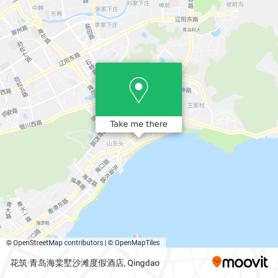 花筑·青岛海棠墅沙滩度假酒店 map
