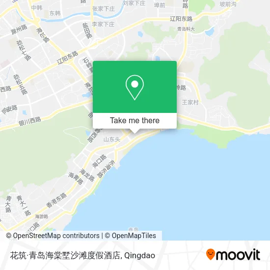 花筑·青岛海棠墅沙滩度假酒店 map