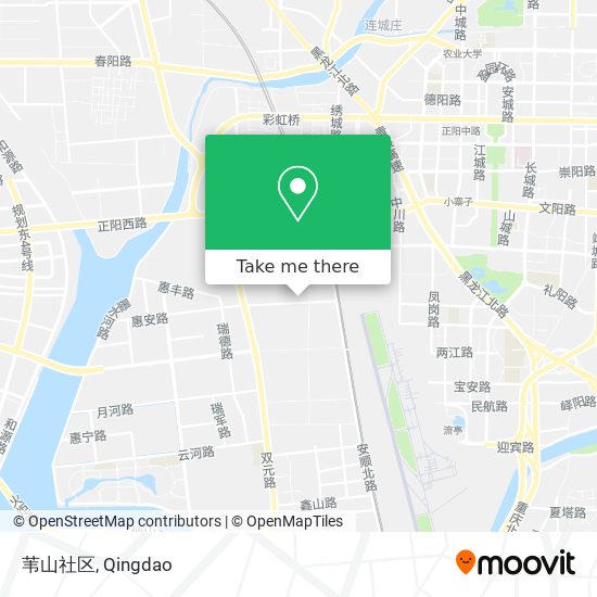 苇山社区 map