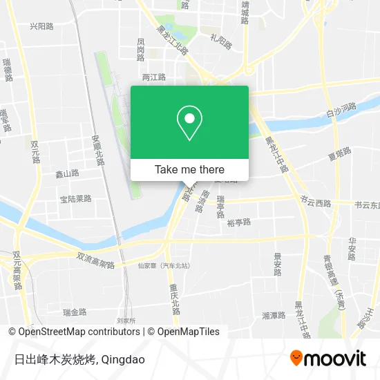 日出峰木炭烧烤 map