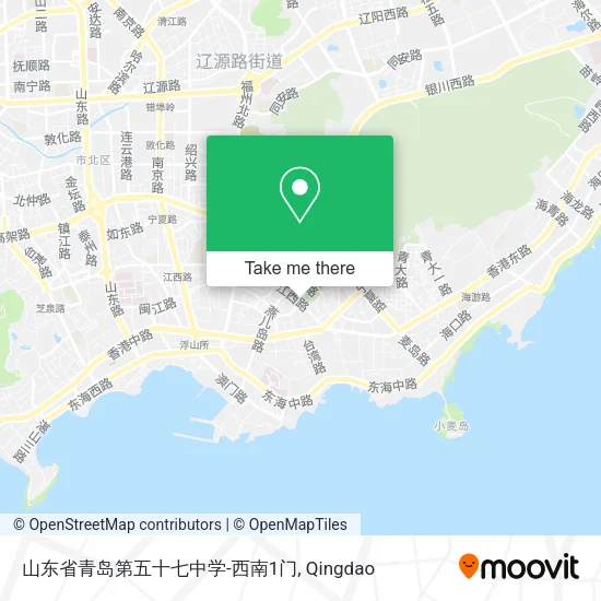 山东省青岛第五十七中学-西南1门 map