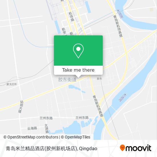 青岛米兰精品酒店(胶州新机场店) map