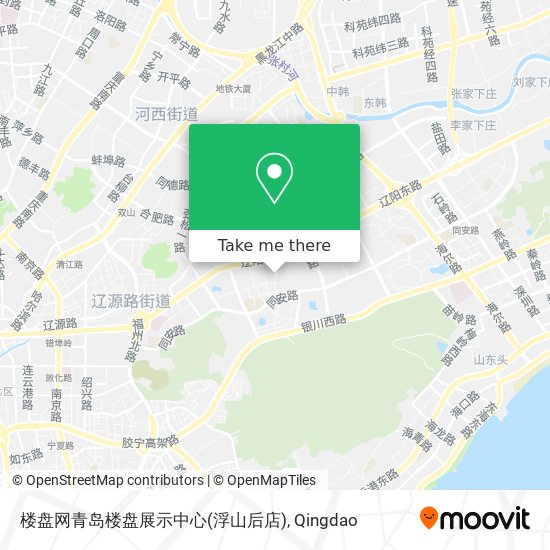 楼盘网青岛楼盘展示中心(浮山后店) map