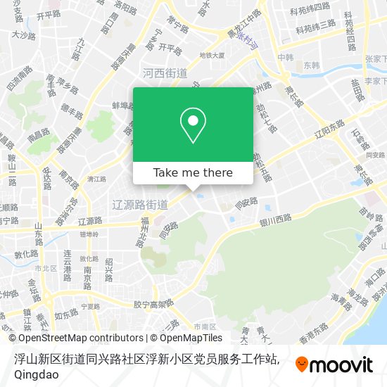 浮山新区街道同兴路社区浮新小区党员服务工作站 map