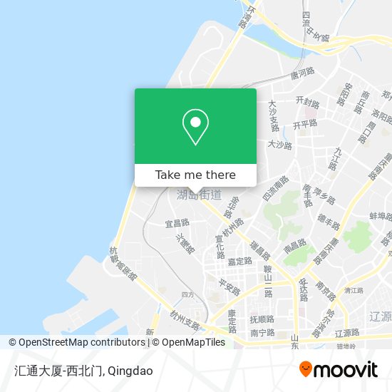 汇通大厦-西北门 map