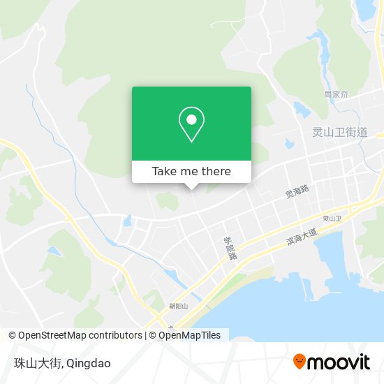 珠山大街 map