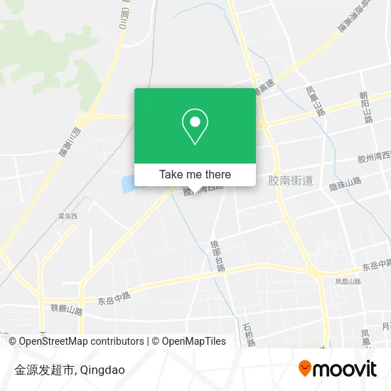 金源发超市 map