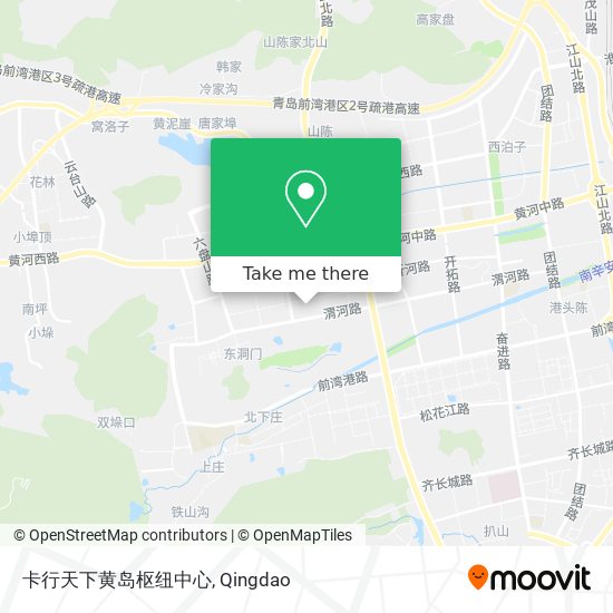 卡行天下黄岛枢纽中心 map