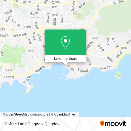 Coffee Land Qingdao map