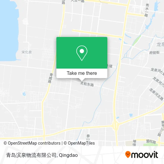 青岛滨泉物流有限公司 map