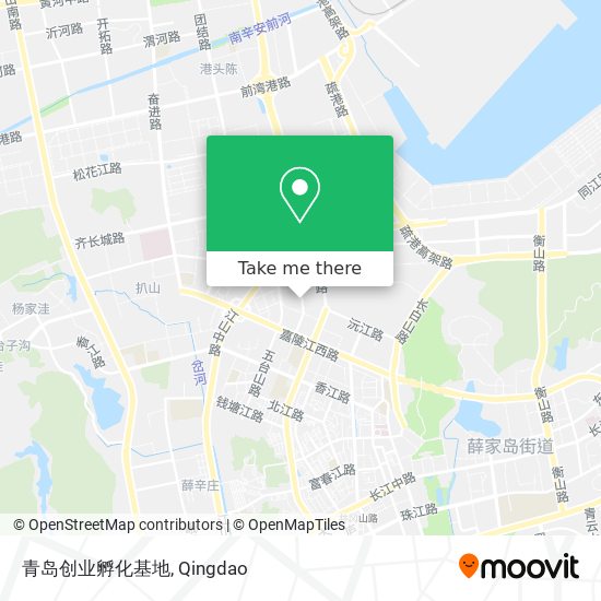 青岛创业孵化基地 map