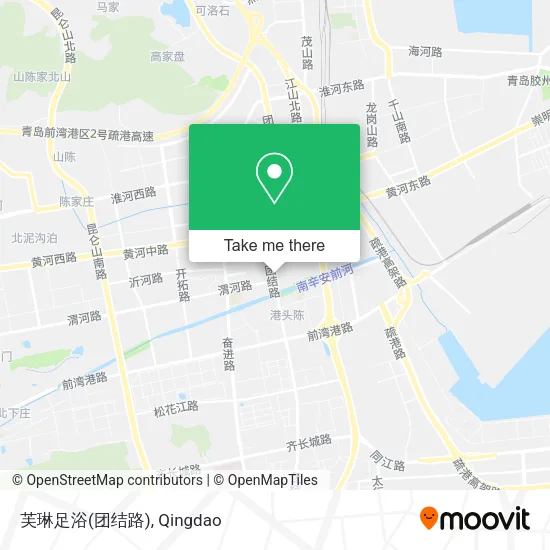 芙琳足浴(团结路) map