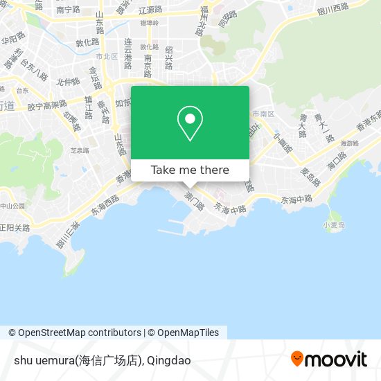 shu uemura(海信广场店) map