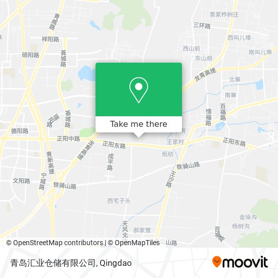 青岛汇业仓储有限公司 map