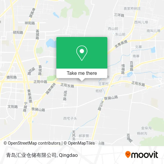 青岛汇业仓储有限公司 map