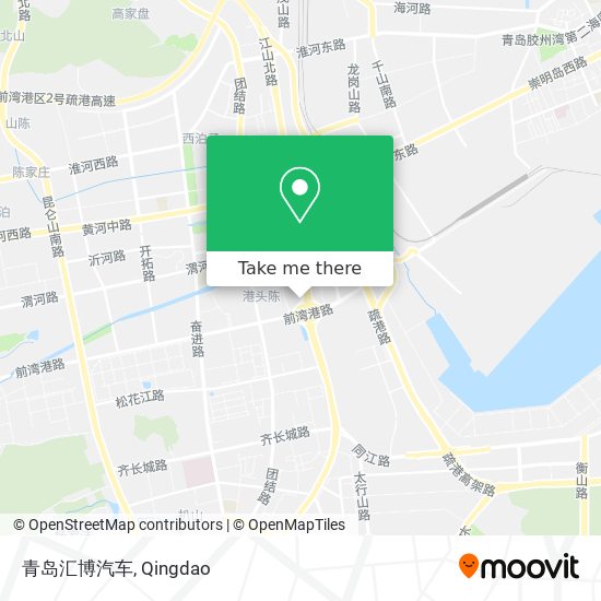 青岛汇博汽车 map