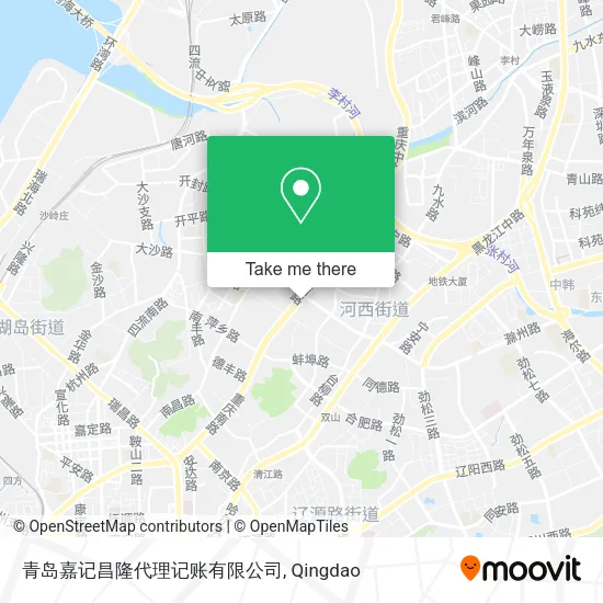 青岛嘉记昌隆代理记账有限公司 map