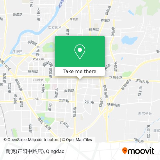 耐克(正阳中路店) map