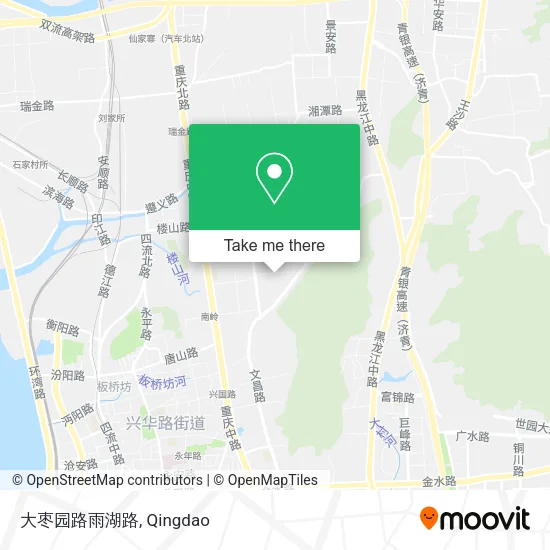大枣园路雨湖路 map