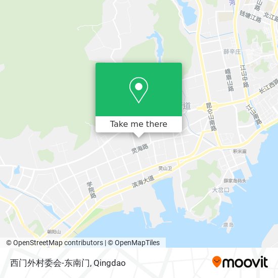 西门外村委会-东南门 map