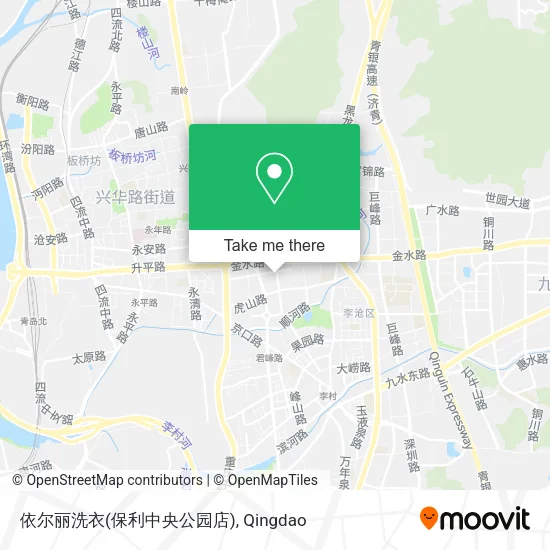 依尔丽洗衣(保利中央公园店) map