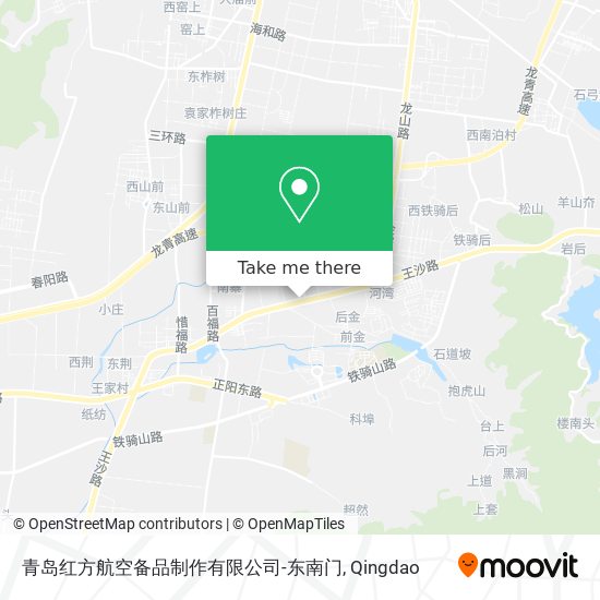 青岛红方航空备品制作有限公司-东南门 map