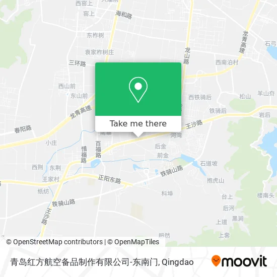 青岛红方航空备品制作有限公司-东南门 map