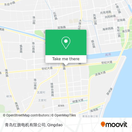 青岛红旗电机有限公司 map