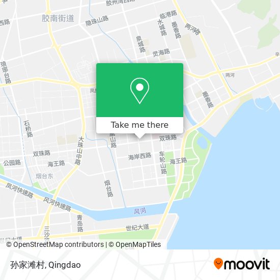 孙家滩村 map