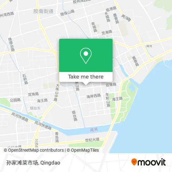 孙家滩菜市场 map