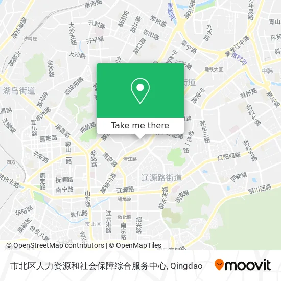 市北区人力资源和社会保障综合服务中心 map