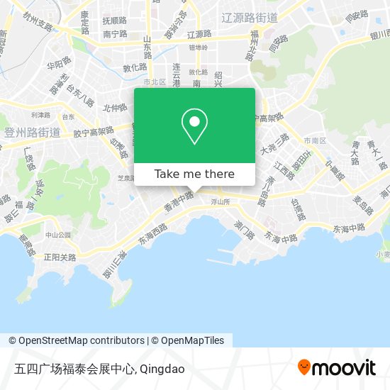 五四广场福泰会展中心 map